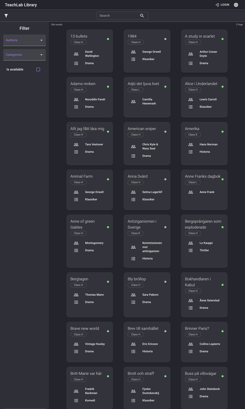 Teachlab Library preview